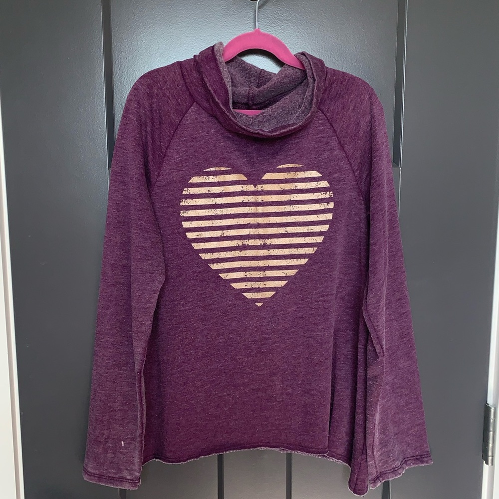 Girls Purple sweatshirt
